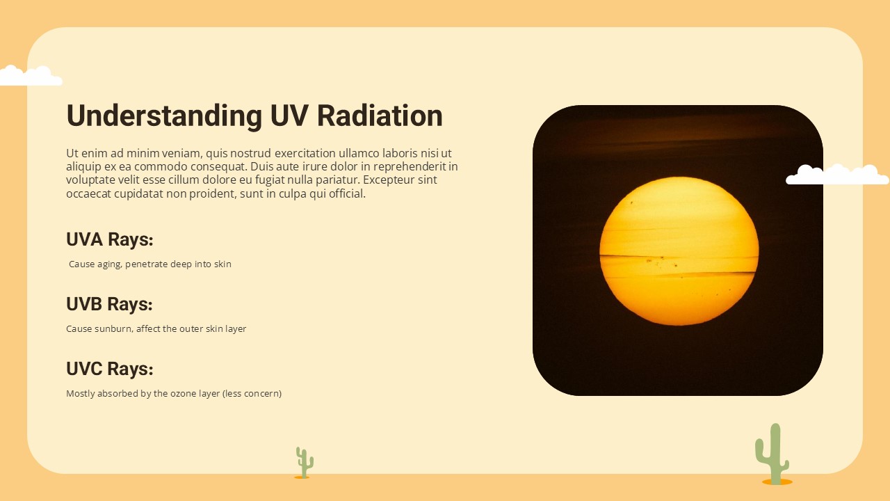 Understanding UV Radiation PowerPoint And Google Slides