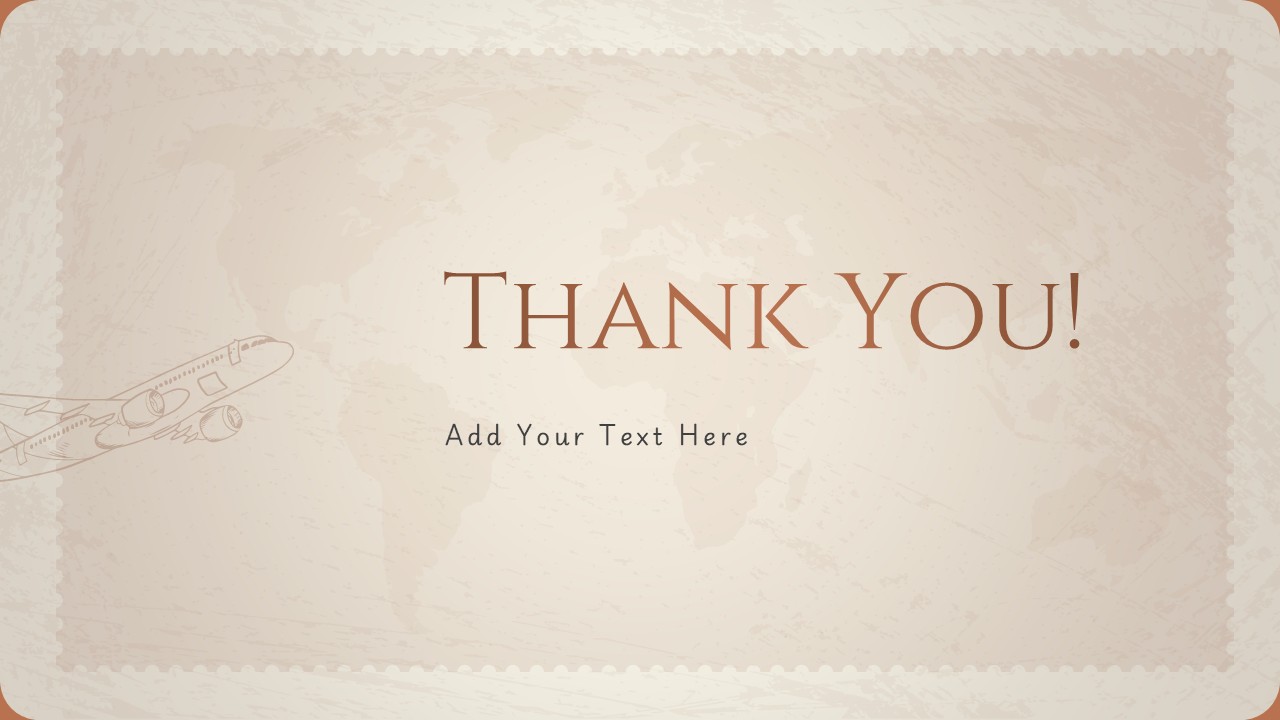 Vintage Travel Diary Google Slides And PPT Template