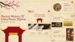 Ancient History of China Thesis Defense PowerPoint