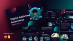 Digital Addiction Awareness Template for PPT Google Slides