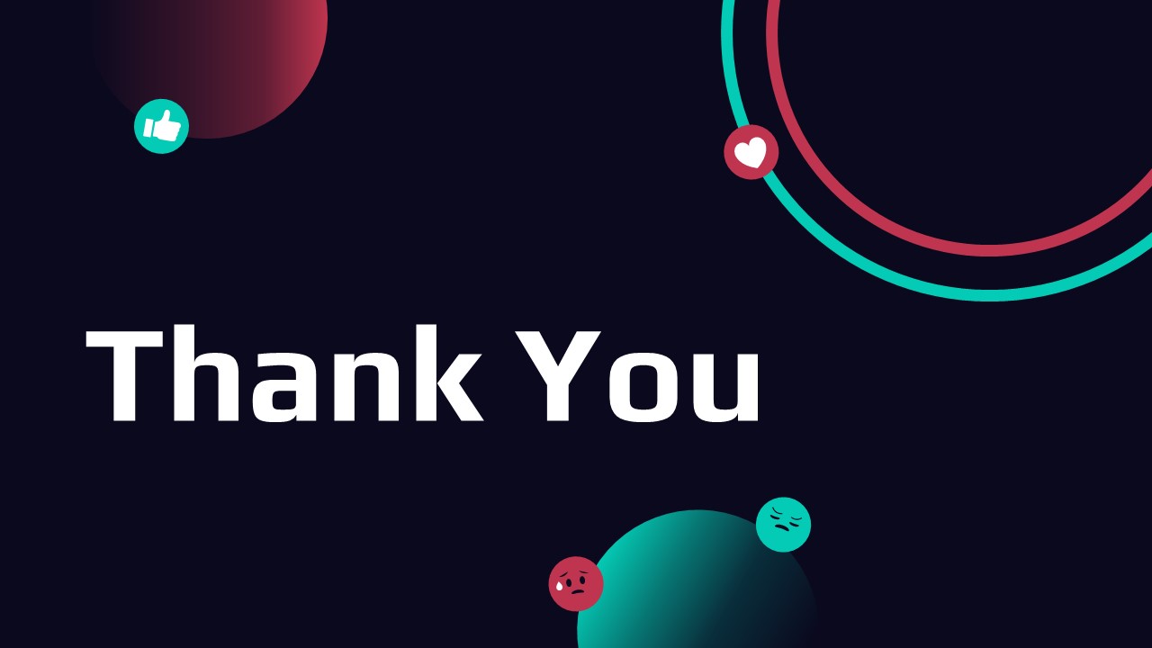 Digital Addiction Awareness Thank You PPT Google Slides