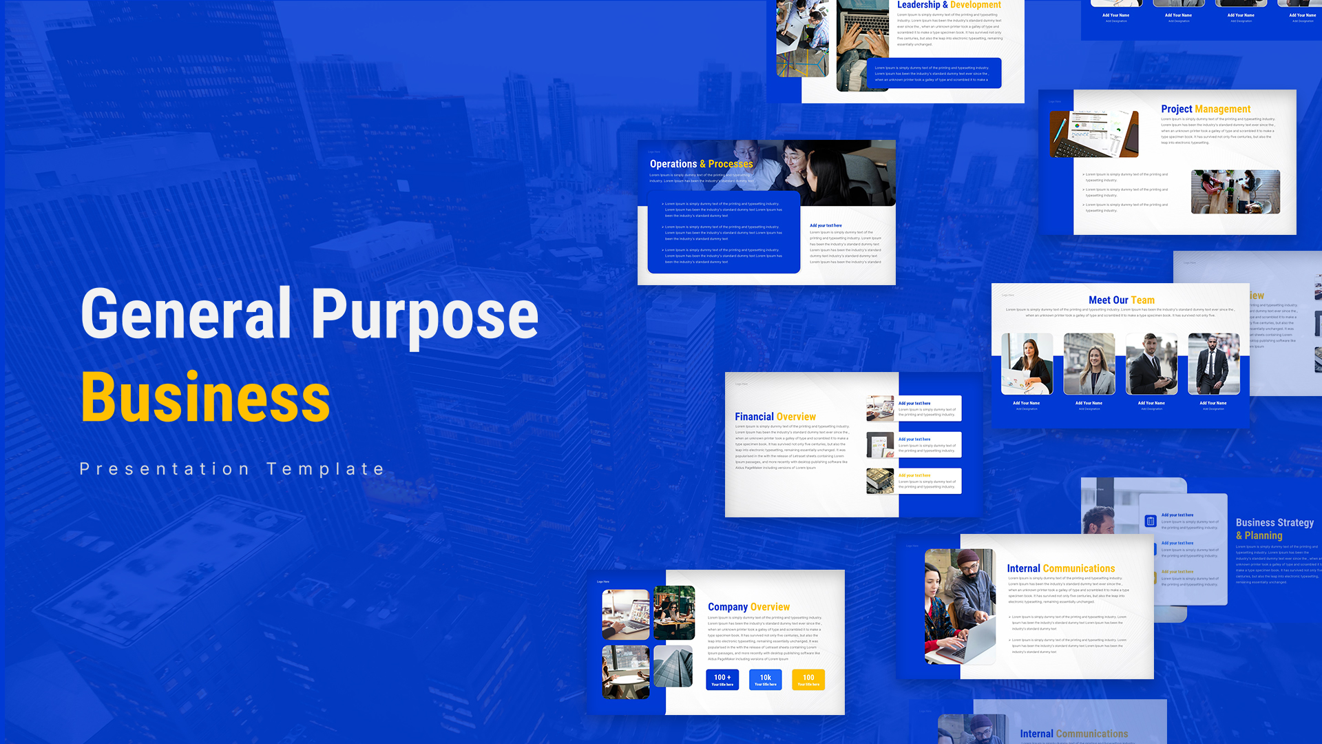General Purpose Business Template for PowerPoint and Google Slides