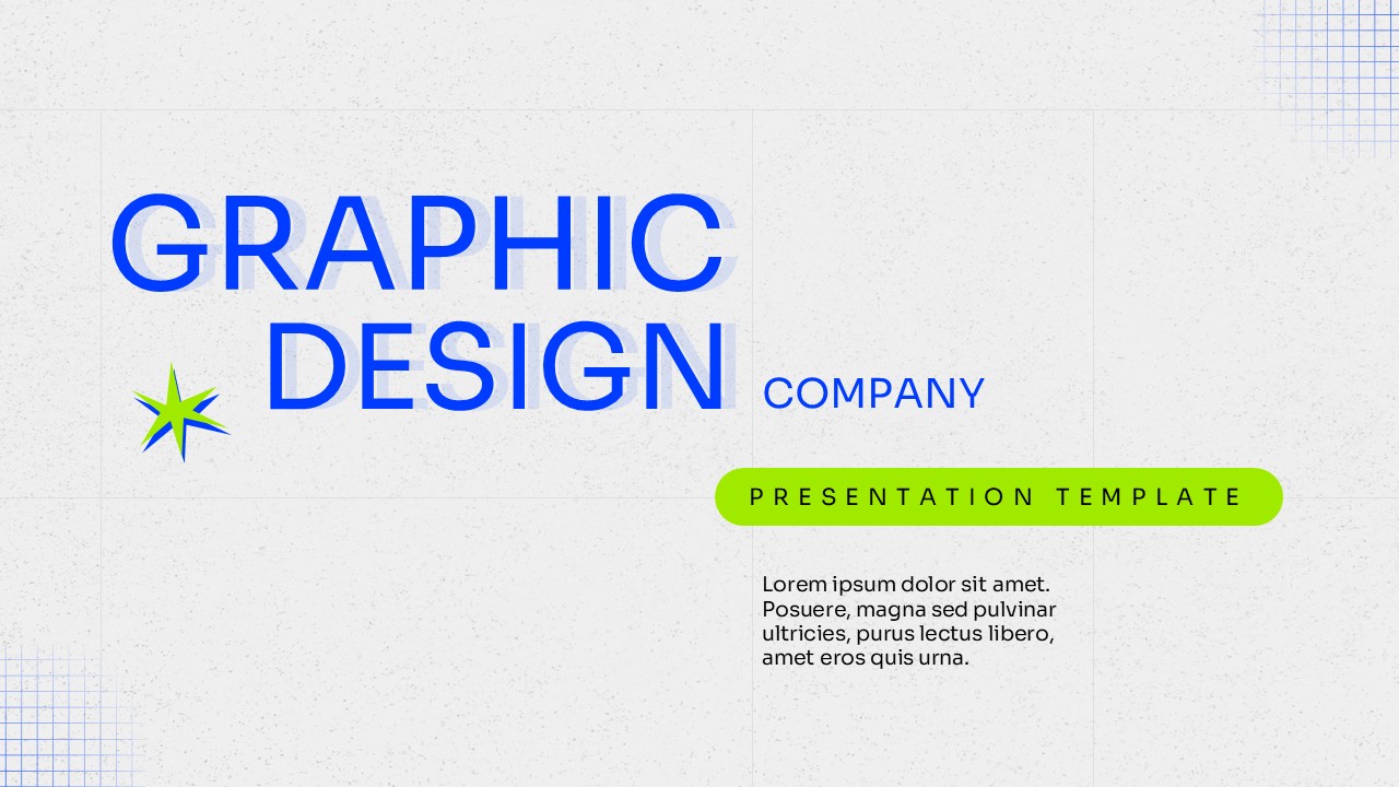 Graphic Design Company Template for Google Slides and PPT