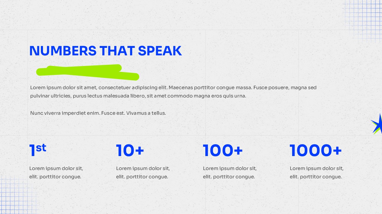 Graphic Design Numbers that Speak PPT and Google Slides