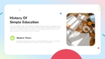 History of Simple Education Template for PowerPoint and Google Slides