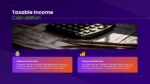Income Tax Calculation PowerPoint and Google Slides