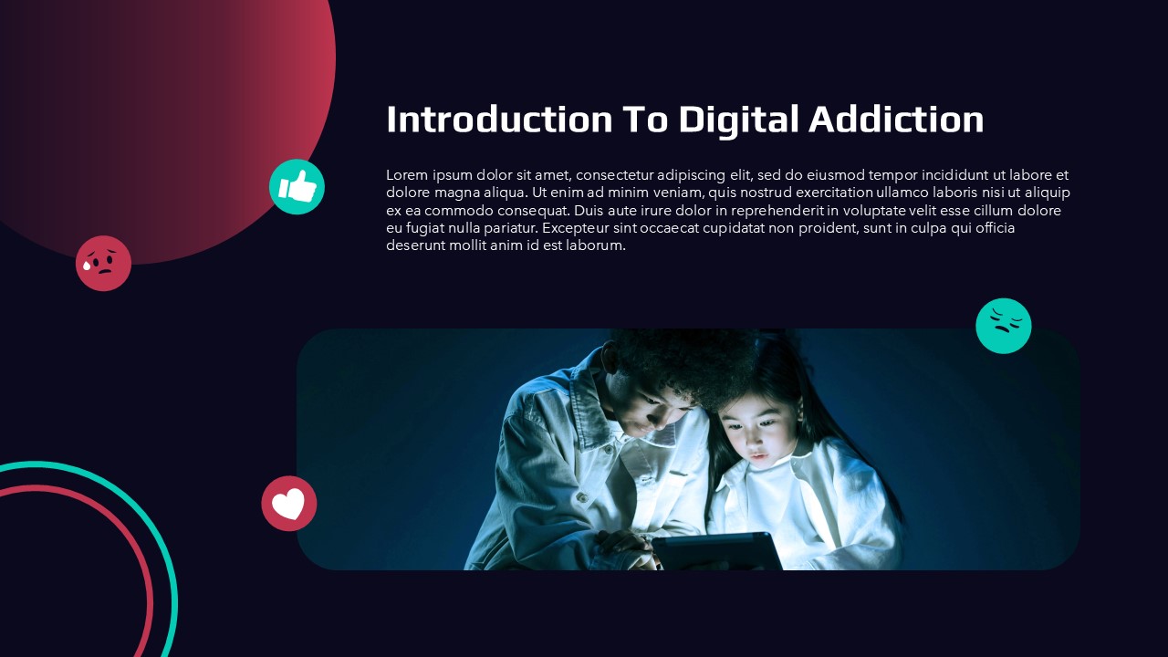 Introduction To Digital Addiction PPT Google Slides