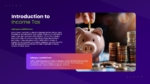 Introduction to Income Tax PowerPoint and Google Slides