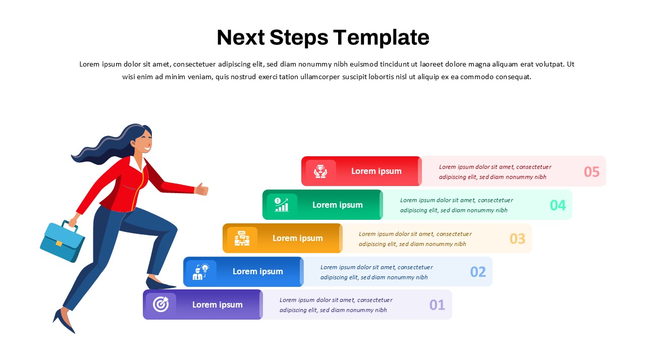 Next Steps Template for PowerPoint and Google Slides