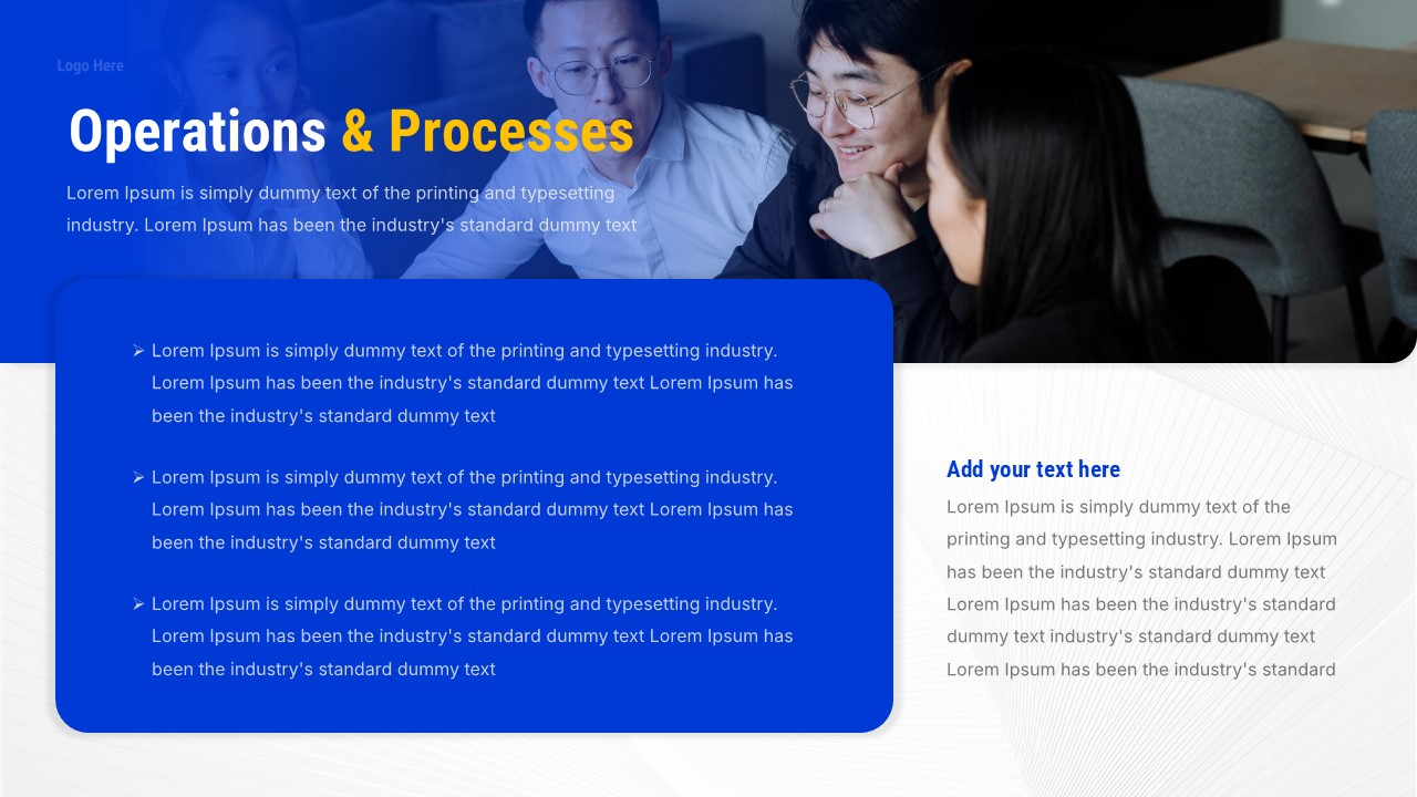 Operations and Processes Template for PowerPoint and Google Slides