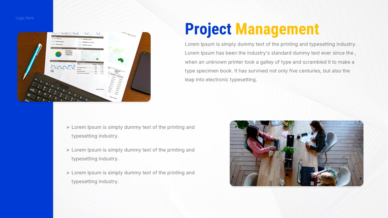 Project Management Template for PowerPoint and Google Slides