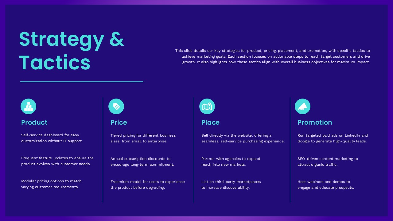 Strategy and Tactics PowerPoint and Google Slides