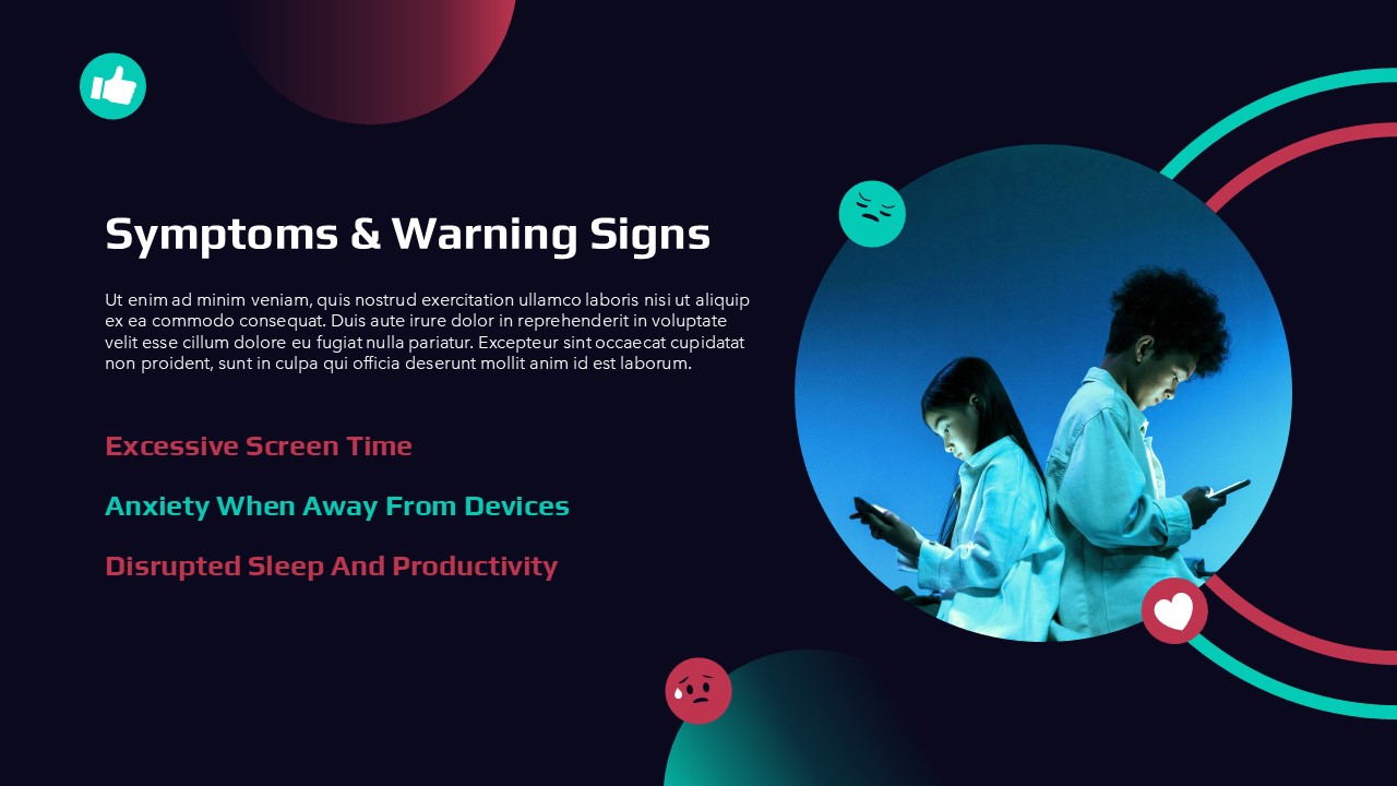 Symptoms and Warning Signs PPT and Google Slides