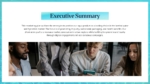 Executive Summary Aqua Marketing Plan PPT Google Slides