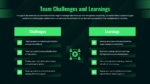Hackathon Team Challenges and Learnings PowerPoint and Google Slides Template