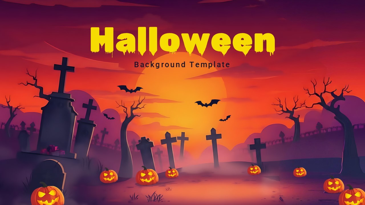 Halloween Background Template