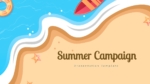 Summer Campaign Presentation Template for Google Slides and PowerPoint
