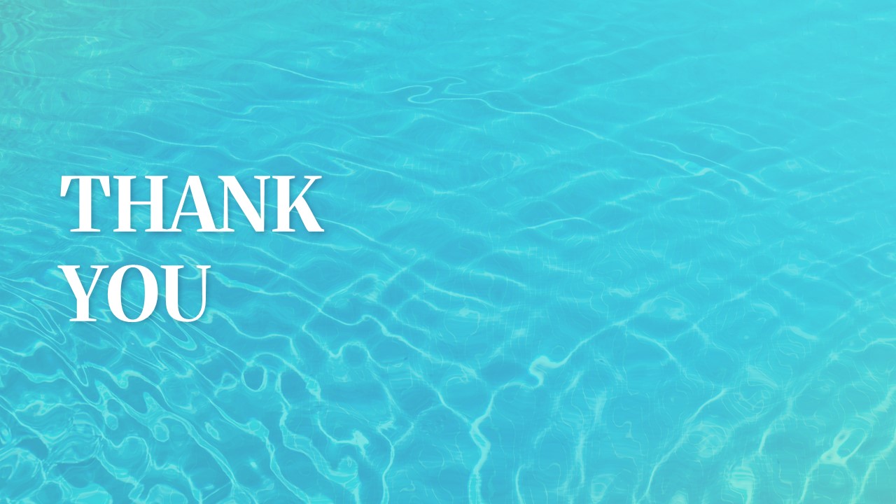 Thank You Aqua Marketing Plan PPT Google Slides