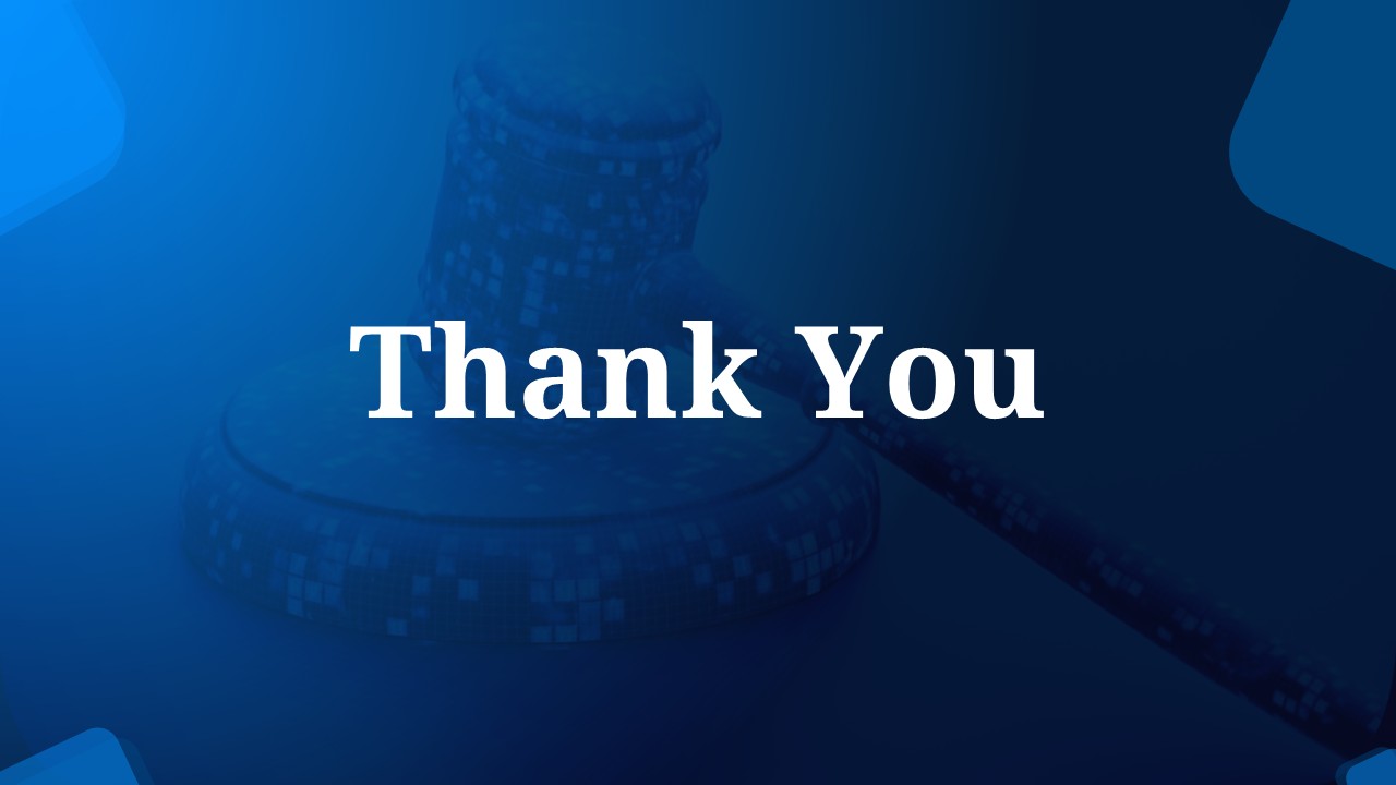 Thank You Legaltech PowerPoint and Google Slides Template