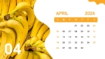 2026 April Calendar Template for PowerPoint and Google Slides