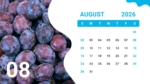 2026 August Calendar Template for PowerPoint and Google Slides