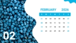 2026 February Calendar Template for PowerPoint and Google Slides