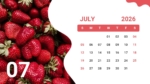 2026 July Calendar Template for PowerPoint and Google Slides