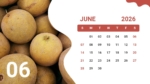 2026 June Calendar Template for PowerPoint and Google Slides