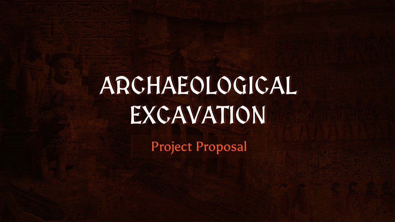 Archaeological Excavation Project Proposal Template Google Slides PPT