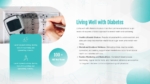 Diabetic Awareness Living Well with Diabetes PowerPoint and Google Slides Template
