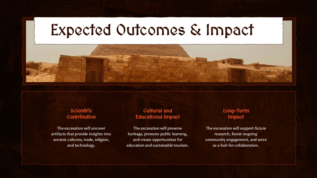 Expected Outcomes and Impact PPT Google Slides
