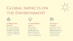 Global Impacts on the Environment Template for PowerPoint and Google Slides