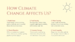 How Climate Change Affects Us Template for PowerPoint and Google Slides