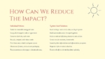 How can we reduce the impact Template for PowerPoint and Google Slides