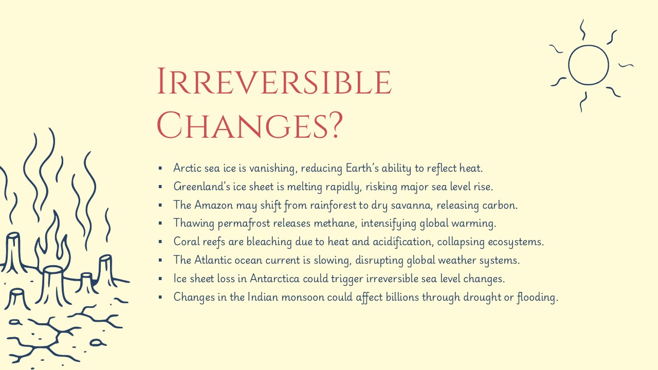 Irreversible Changes Template for PowerPoint and Google Slides