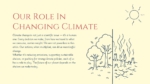 Our Role in Changing Climate Template for PowerPoint and Google Slides