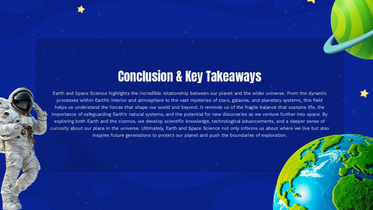 Conclusion and Key Takeaways Presentation Template for PowerPoint and Google Slides