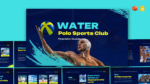 Water Polo Sports Club Template for PowerPoint and Google Slides