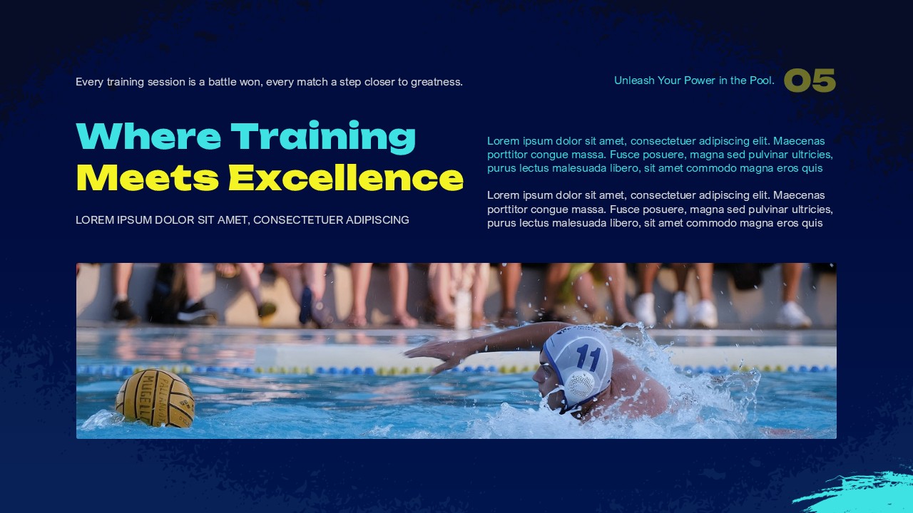 Where Training Meets Excellence Template for PowerPoint and Google Slides