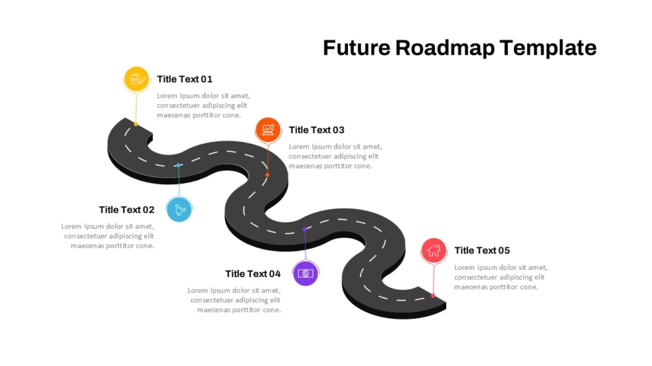 An Image that Shows Future Roadmap Template. 10 Best Roadmap Slide Templates and How to Use Them in Business Presentations