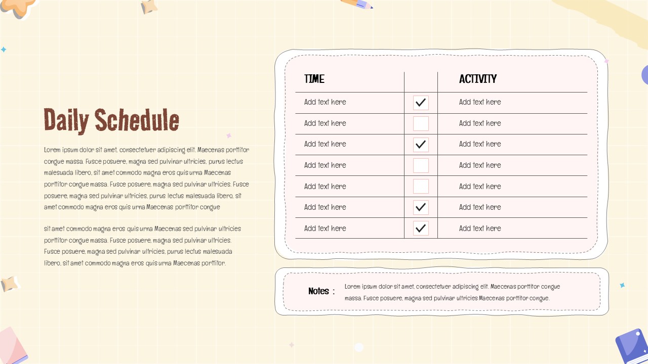 Daily Schedule Templates for PowerPoint and Google Slides. Using This Elementary School Weekly Planner Presentation Template