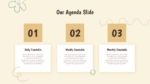 An Image That Shows Our Agenda Slide Presentation Templates, Doodle Daily Agenda Template for PowerPoint and Google Slides