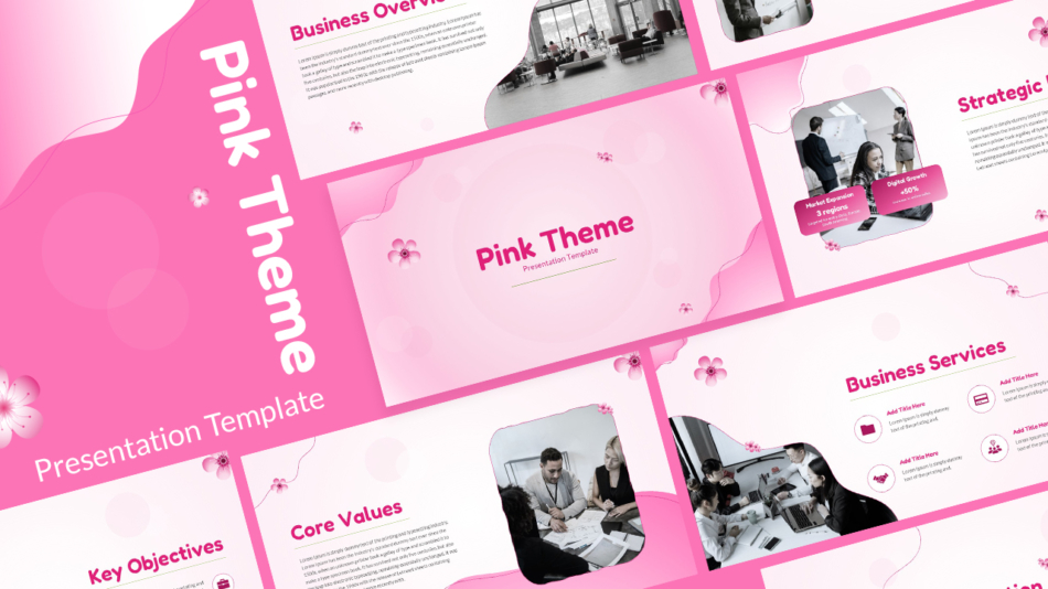 An Image that Represents Pink Theme PowerPoint Templates. What is a pitch deck, and how does it work?