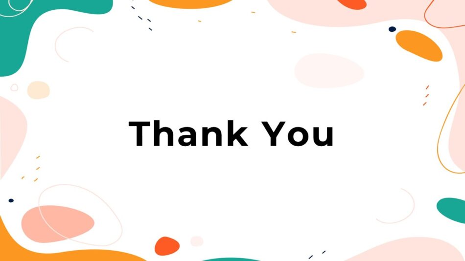 An Image that Shows Thank You Presentation Slide. Find the best thank you slide template