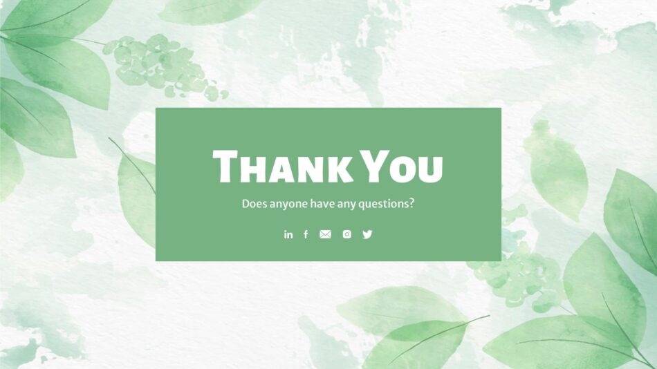 An Image that Shows the Thank You Slide for Presentation