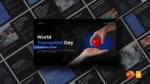 An Image That Shows World Transplant Day Presentation Template for PowerPoint and Google Slides