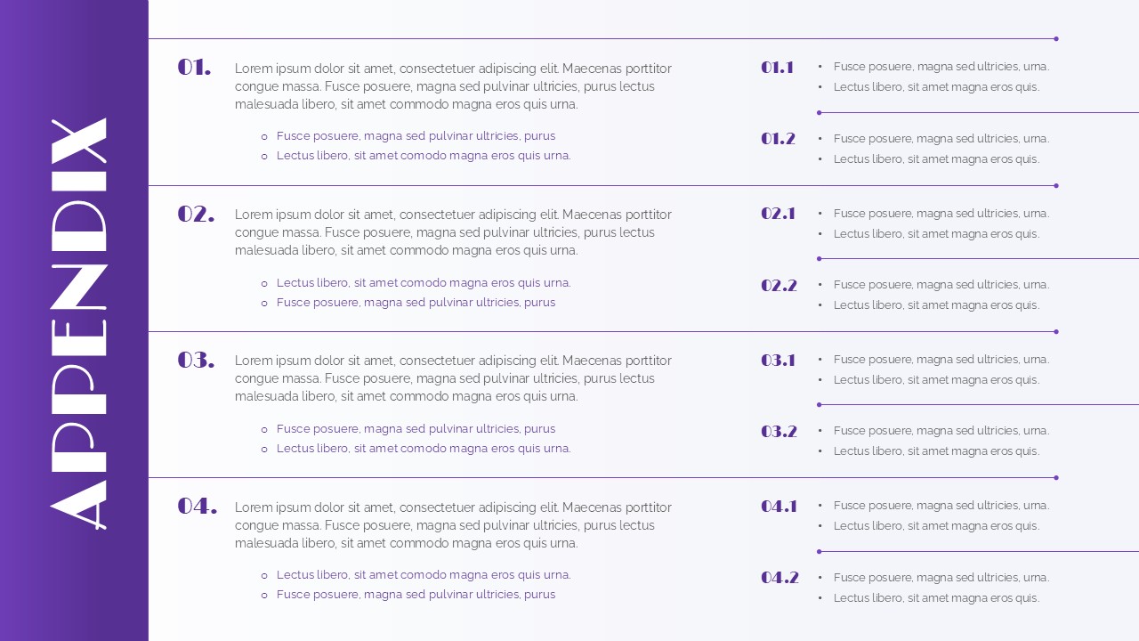An Image That Shows Appendix Slide Template for PowerPoint and Google Slides