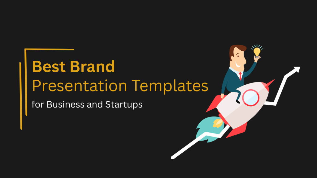 An Image That Shows a Man Finding the best brand presentation templates for business and startups
