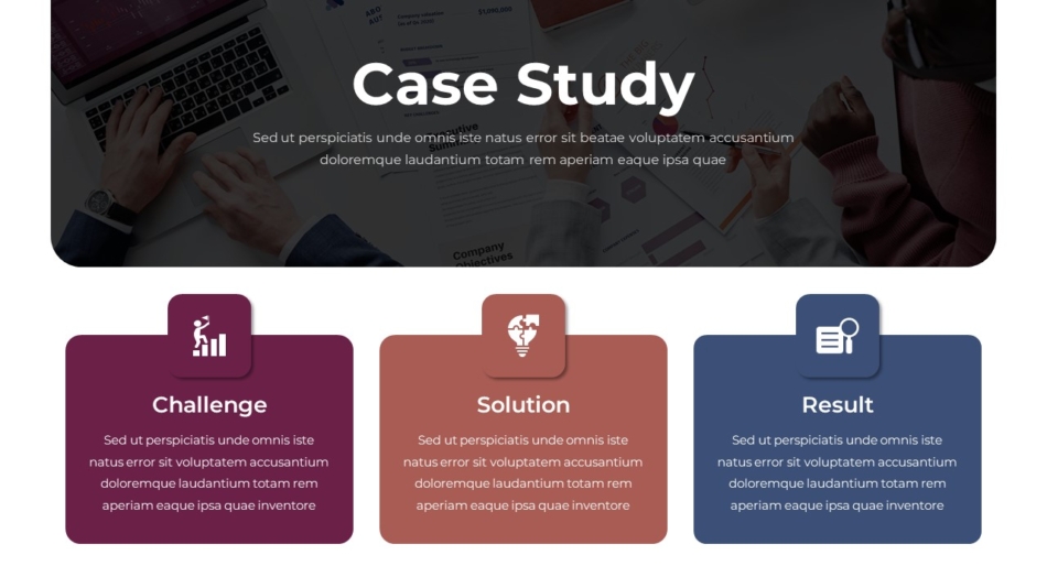 An Image That Shows Case Study Presentation Template, Editable Slide Templates for Google Slides for businesses