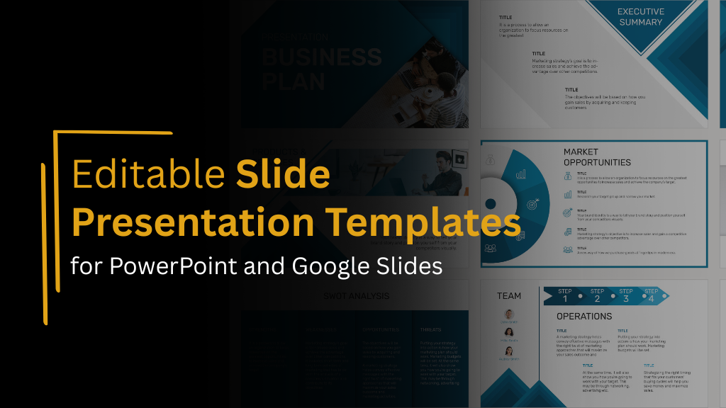 An Image that Shows Slide Presentation Templates for PowerPoint and Google Slides